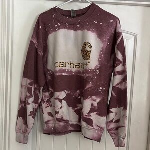 Carhartt Maroon Tie-Dye Women’s Sweater